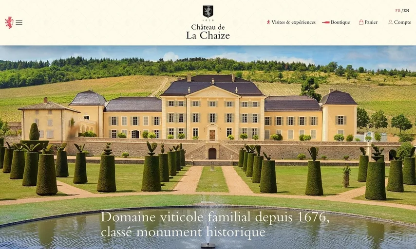 Aperçu du site de Château de La Chaize