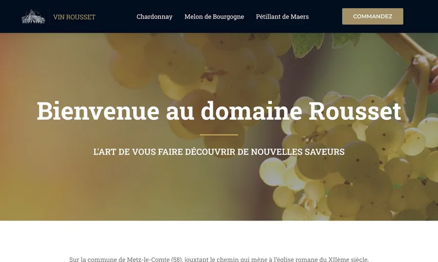 Aperçu du site de Rousset